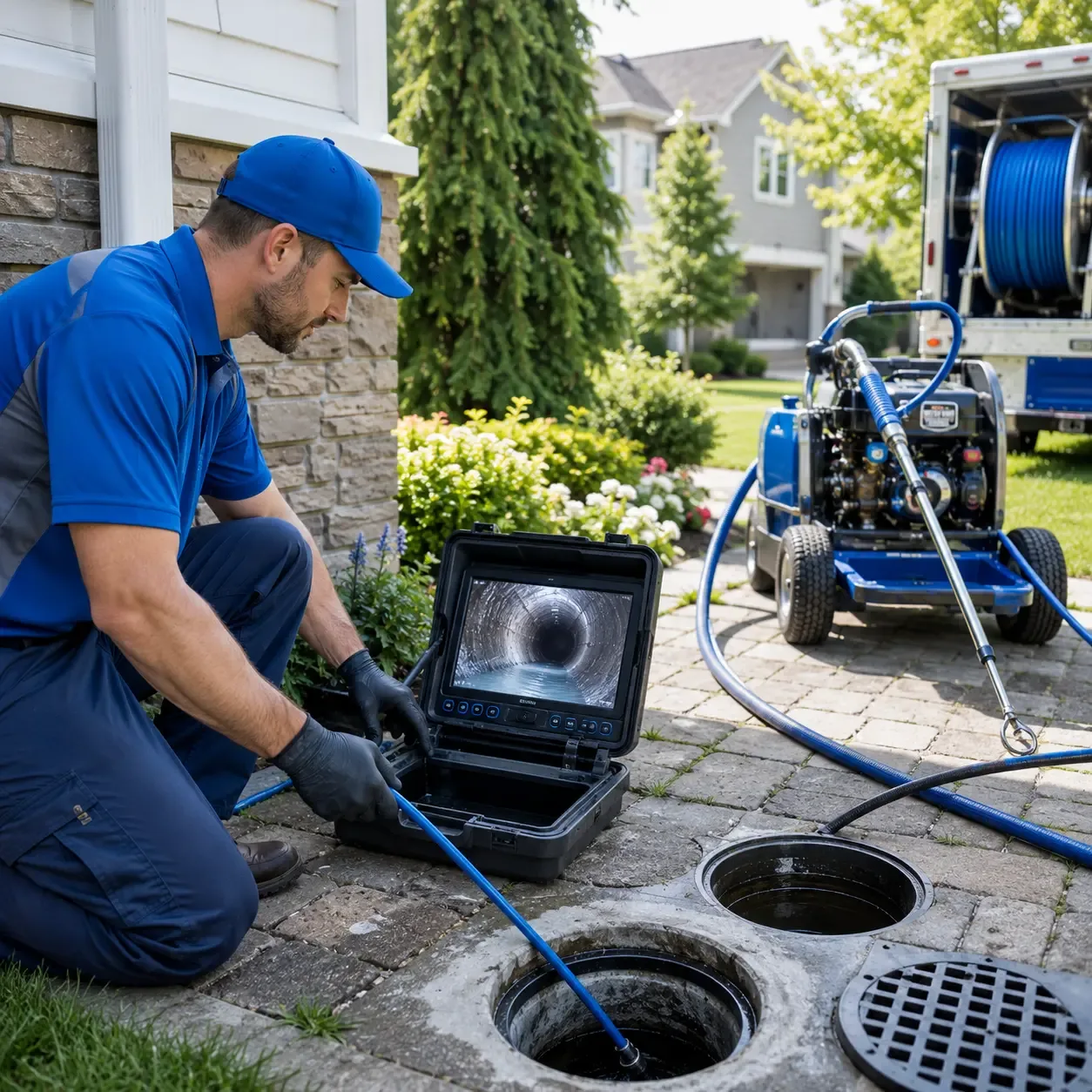Outdoor drain cleaning professionals serving Garrison, TX